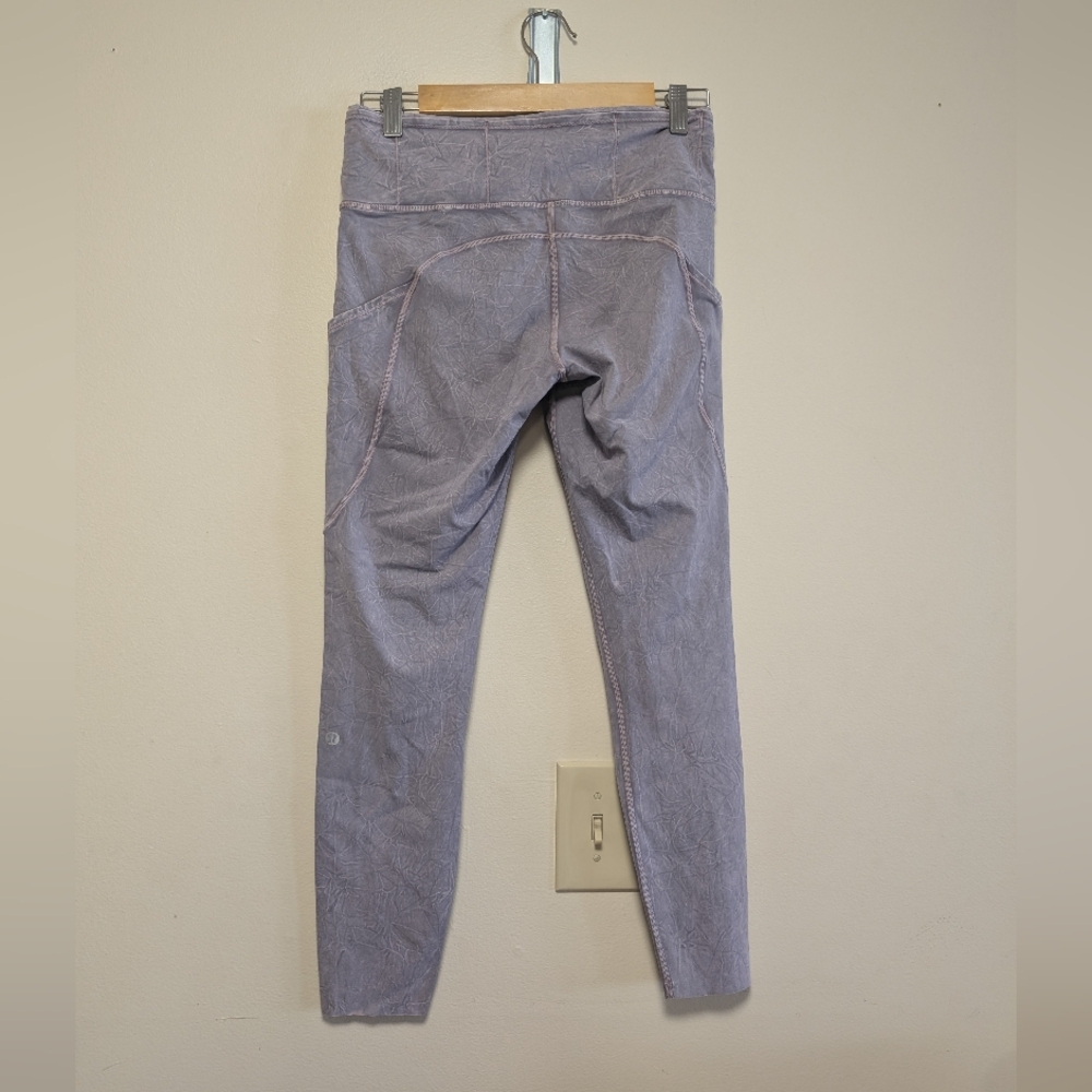 Lululemon Wunder Under High-Rise Leggings Size 8 Purple - Picture 6 of 8